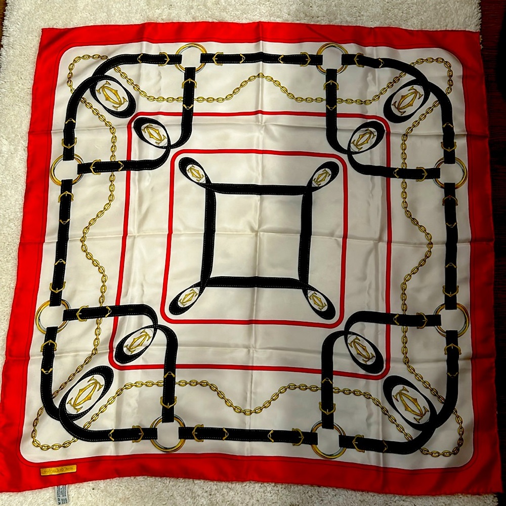 Cartier Silk Scarf
